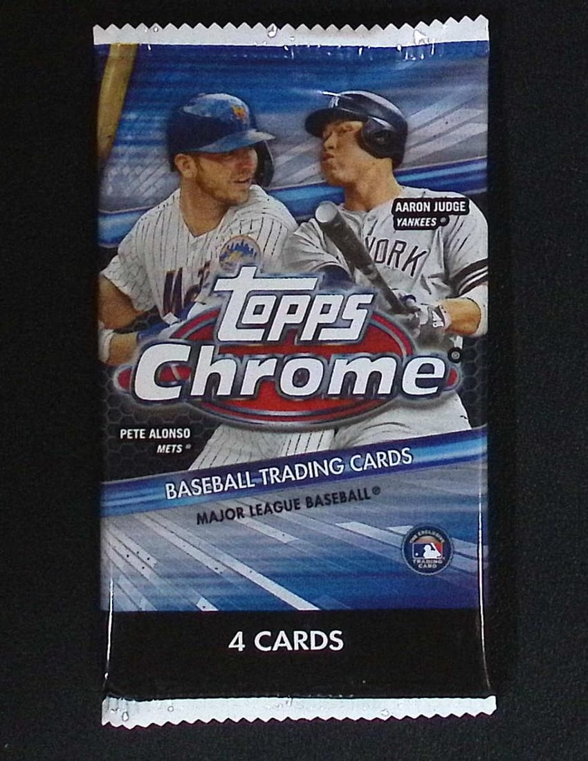 2020 Topps Chrome Baseball Card HOBBY BOX PACK Sports Cards MLB Trading Cards: Topps MLB Rookie Baseball Trading Cards, Sports Cards for Sale Near Me, World Series & Hall of Fame Players, Shohei Ohtani, Mike Trout, Aaron Judge, Mookie Betts, Boston Red Sox, New York Yankees