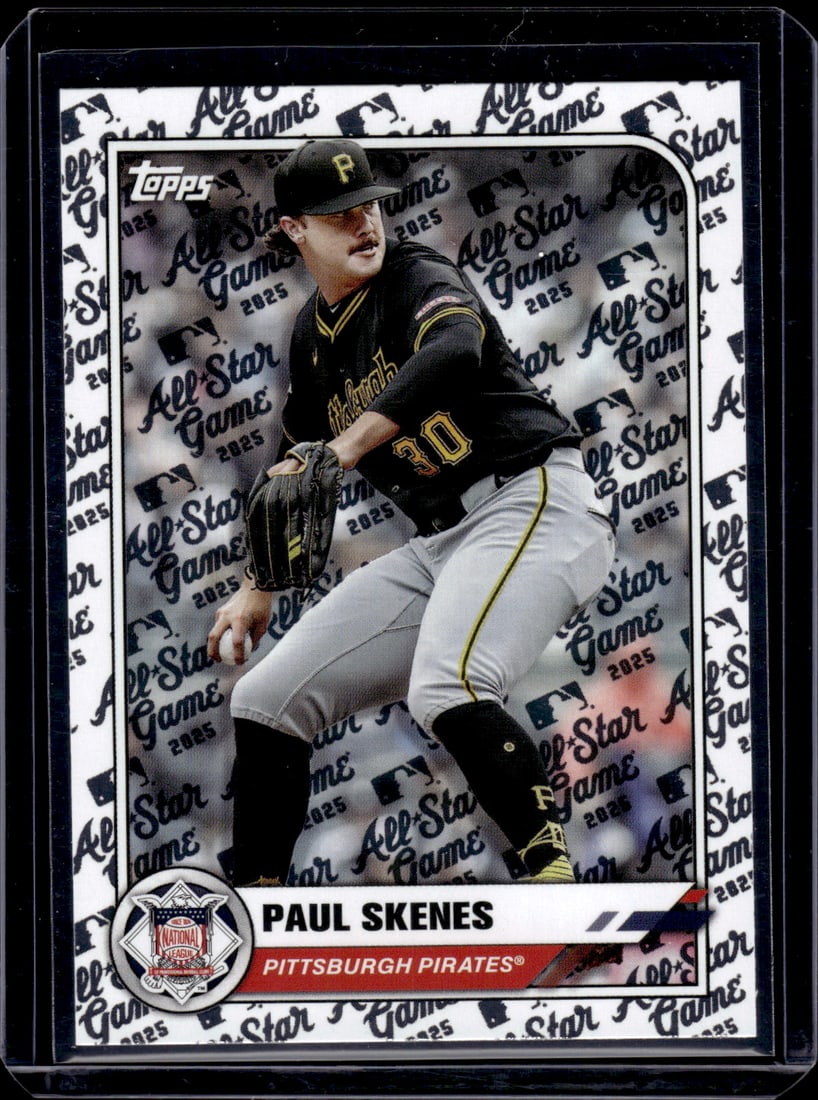 Paul Skenes 2025 Topps All-Star Game #87 Pittsburgh Pirates: Topps Baseball MLB Trading & Sports Cards, Sports Cards for Sale Near Me, World Series & Hall of Fame Players Memorabilia, Refractors, X-Fractors, Numbered, SP, SSP, Valuable Auction Memorabilia Lots 