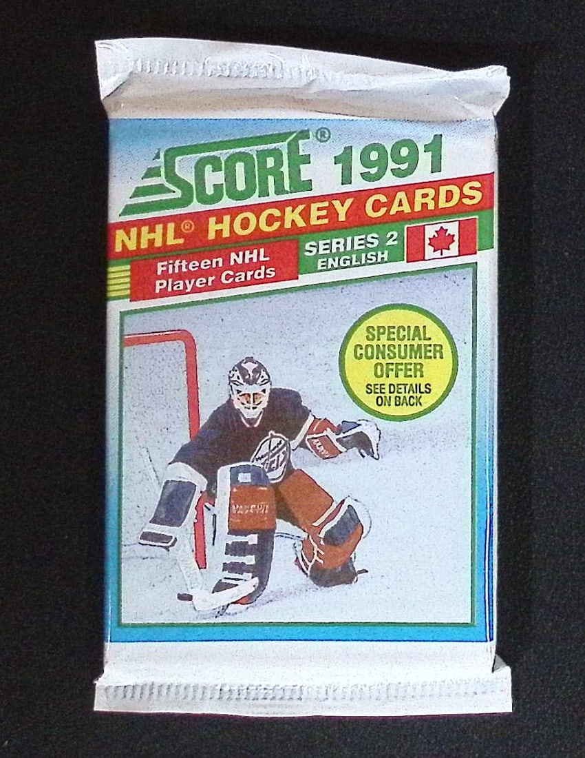 1991 Score Bi-Lingual Series 2 Vintage Hockey Cards Retail Box Pack Sports Cards (1 of 1)