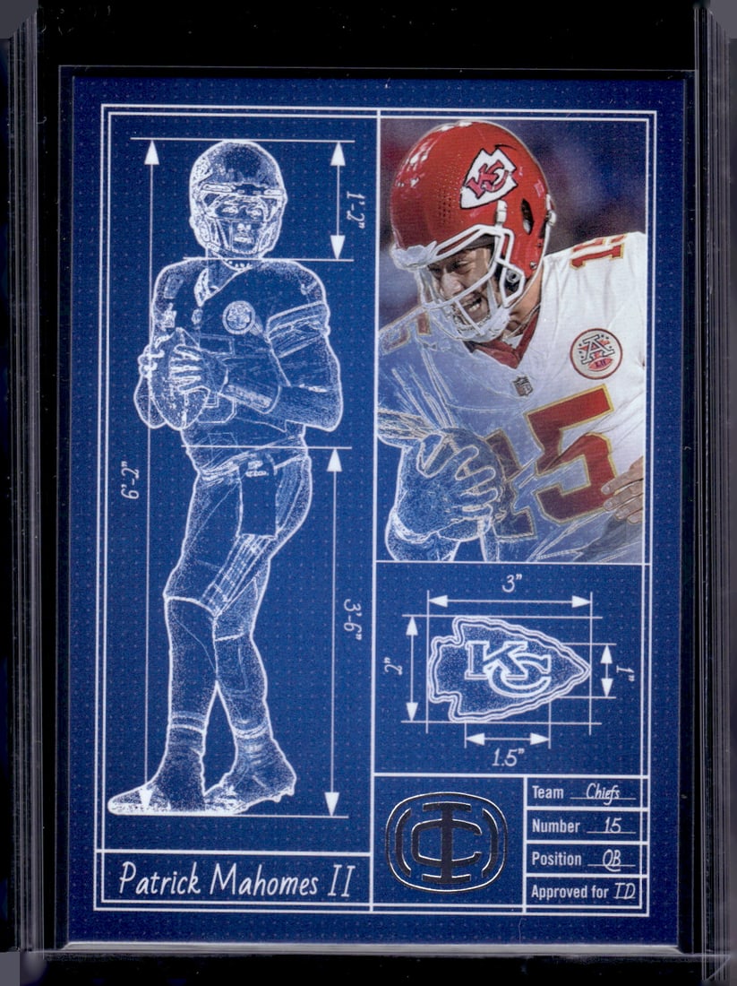 Patrick Mahomes Touchdown Architect 2025 Panini Icon Collection Mahomes #TA-9 Chiefs: Panini Select, Prizm, Mosaic, Contenders, Zenith, Phoenix, Illusions, Absolute, Rookie NFL Sports Trading Cards, SP, SSP, Cards, Football Cards for Sale Near Me, Superbowl & Hall of Fame Player Cards,