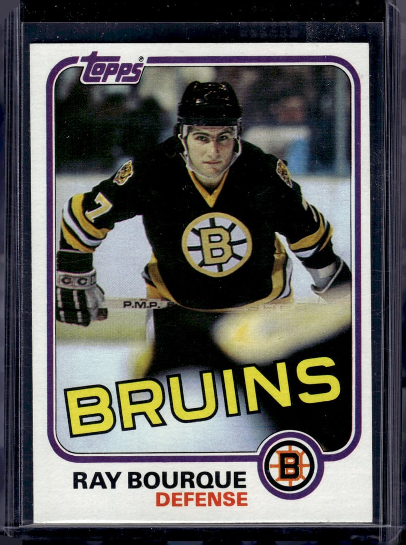 Ray Bourque 1981-82 Topps #5 Boston Bruins, NHL: Topps Vintage NHL Hockey Trading & Sports Cards, Old Sports Cards for Sale Near Me, Stanley Cup & Hall of Fame Players, Valuable Auction Memorabilia Lots for Sale On Line