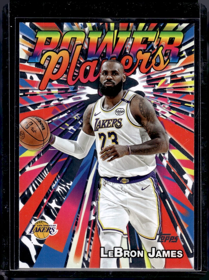 LeBron James Power Players 2025-26 Topps #PP-7 Los Angeles Lakers (1 of 2)