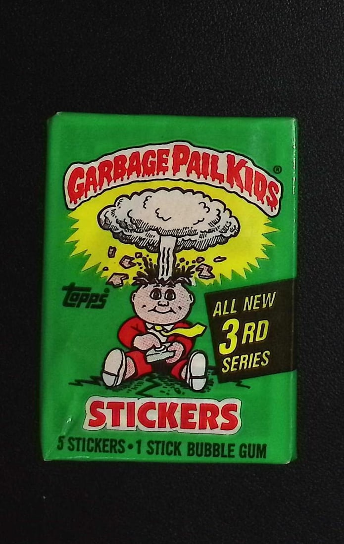 1986 Topps Vintage Garbage Pail Kids Retail Box Wax Pack - 3rd Series (1 of 1)