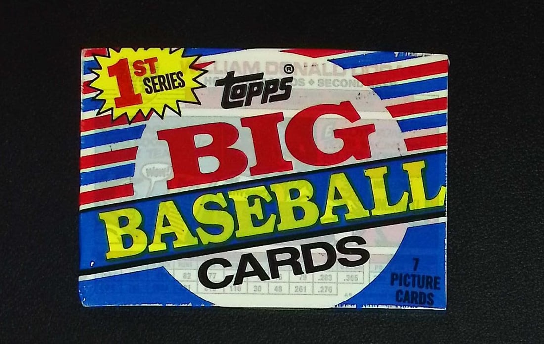 1988 Topps Vintage Big Baseball Cards Series 1 Retail Box Wax Pack, Sports Cards (1 of 1)