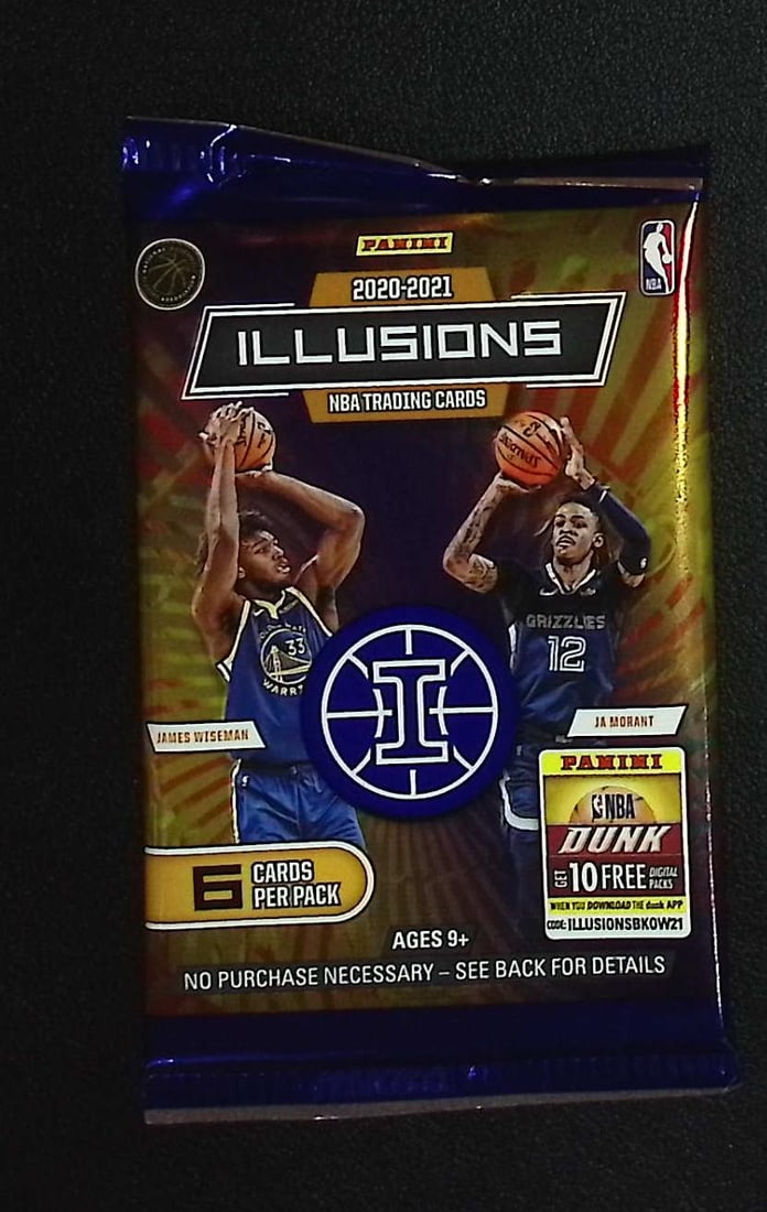 2020-21 Panini Illusions Basketball MEGA Box Pack Rookies: Lamelo Ball, Anthony Edwards, Tyrese: Rookies: Tyrese Haliburton, Tyrese Maxey, Lamelo Ball, Anthony Edwards, Onyeka Okongwu, Immanuel Quickley. Panini Illusions Basketball NBA Trading & Sports Cards, Sports Cards for Sale Near Me, Auctio