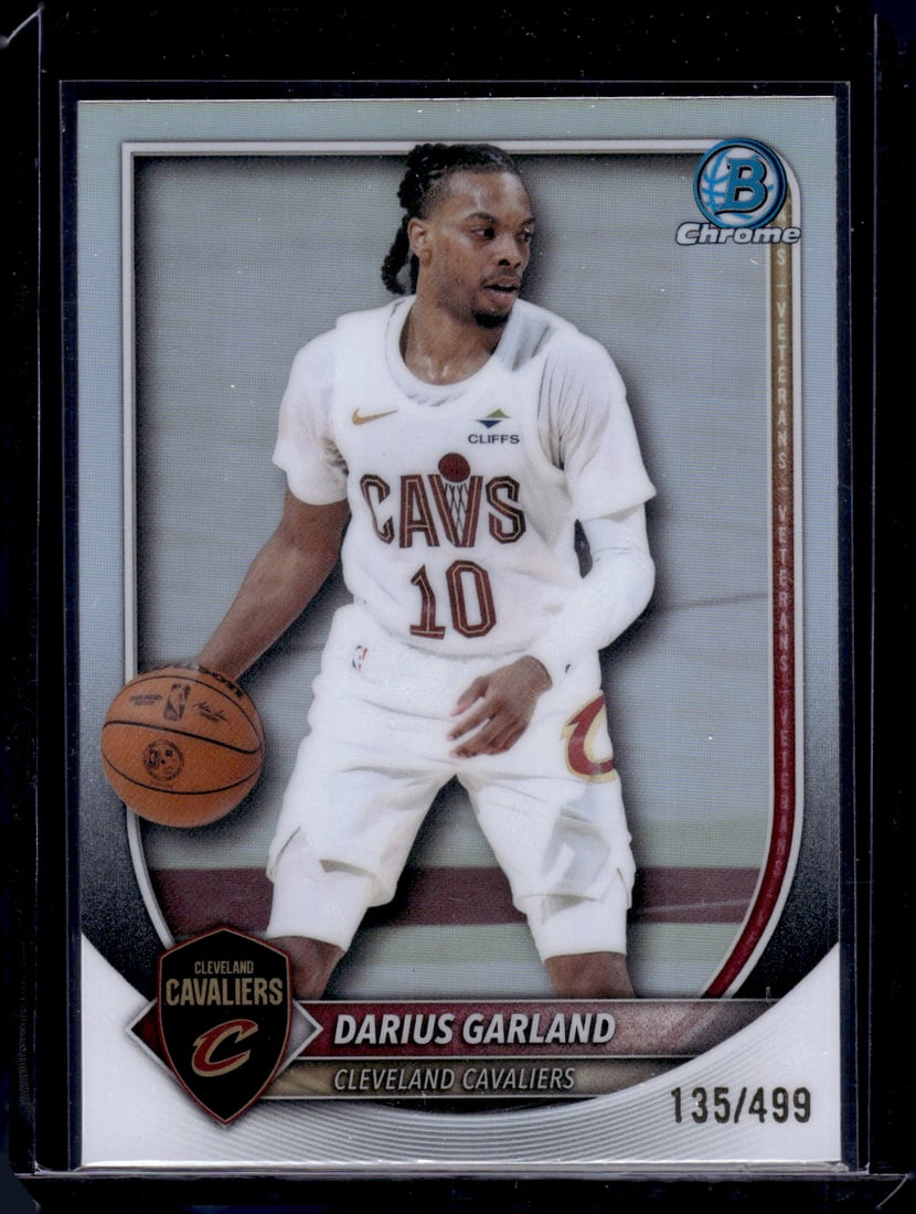Darius Garland Refractor /499 2025-26 Bowman Chrome #BCV-92 Cavaliers, Clippers: Bowman Chrome Basketball NBA Trading & Sports Cards, Sports Cards for Sale Near Me, Chrome, Refractor, SP, SSP, Valuable Auction Memorabilia Lots Sold On Line, NBA Championship & Hall of Fame Player C