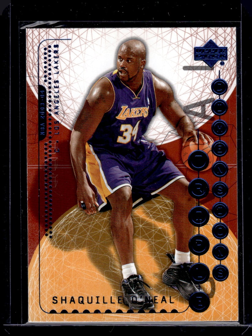 Shaquille O'Neal Triple Dimensions 2004 Upper Deck #35 Los Angeles Lakers: Upper Deck Basketball NBA Trading & Sports Cards, Sports Cards for Sale Near Me, Chrome, Refractor, SP, SSP, Valuable Auction Memorabilia Lots Sold On Line, NBA Championship & Hall of Fame Player Card