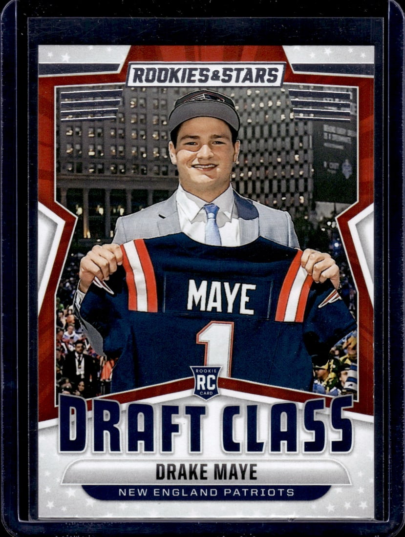 Drake Maye Rookie Card Draft Class 2024 Rookies & Stars #DC-DME New England Patriots (1 of 2)
