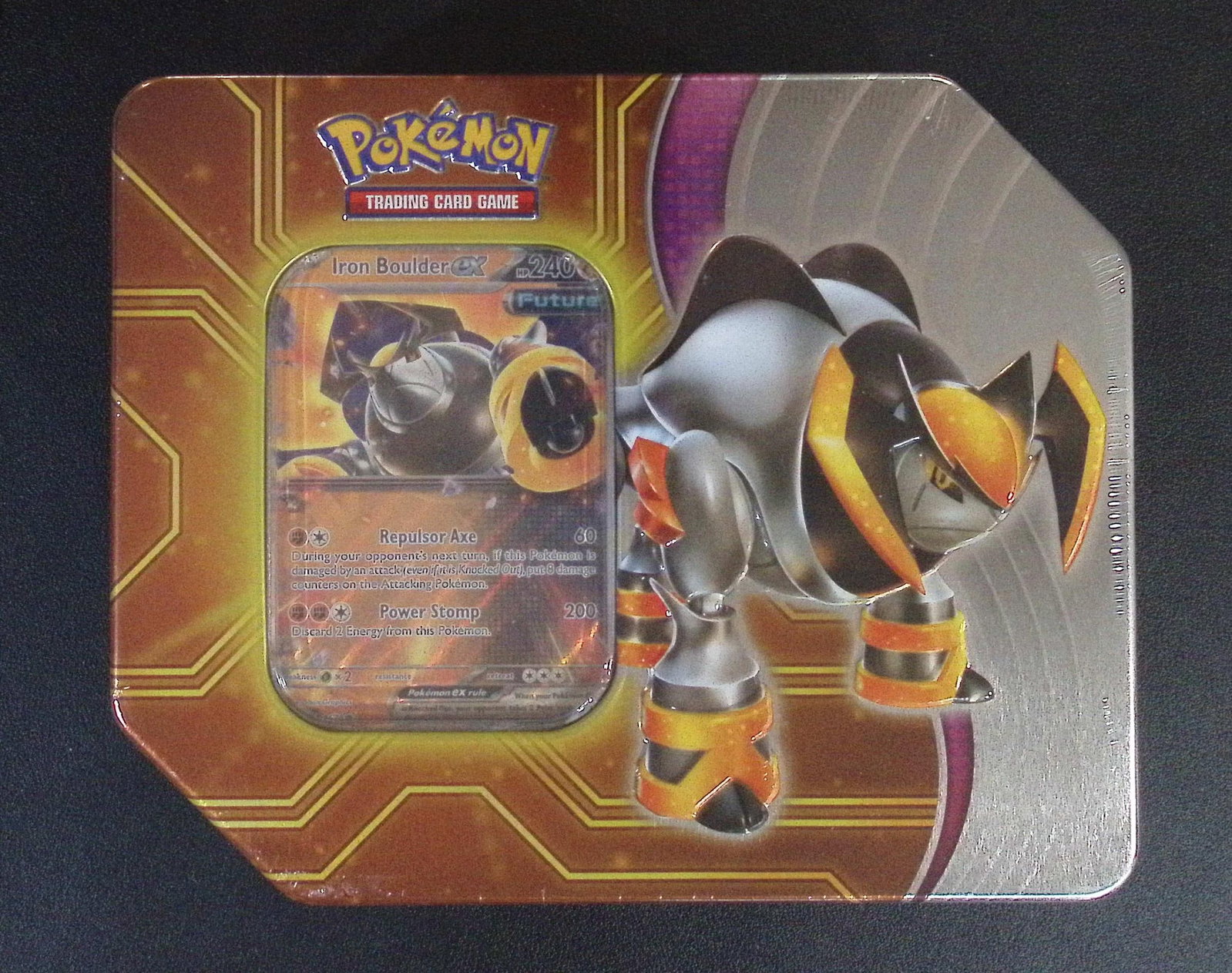 Pokemon Paradox Destinies Tin: 5 Booster Packs, 1 Foil Promo Card, & 1 Pokemon TCG Live Card (1 of 2)