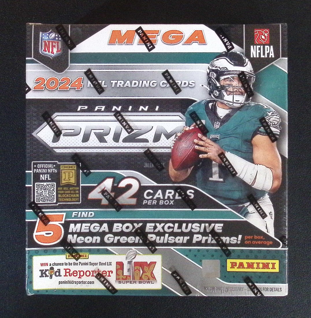 2024 Panini Prizm Football MEGA BOX - Rookie Cards: Drake Maye, Bo Nix, Caleb williams, Jayden: Panini Rookie Football NFL Trading & Sports Cards, Rookie Cards in This Set are Jayden Daniels, Bo Nix, Drake Maye, Marvin Harrison, Jr, JJ McCarthy, Football & Sports Cards for Sale Near Me, Silver, 