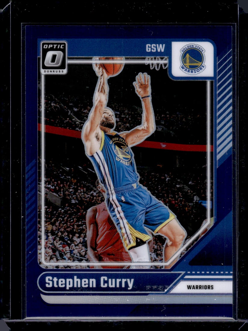 Stephen Curry Purple Prizm 2024-25 Donruss Optic #155 Golden State Warriors: Panini Select, Prizm, Mosaic, Contenders, Revolution, Phoenix, NBA Hoops, Rookie NFL Sports Trading Cards, Silver, SP, SSP, Wave Prizms, Numbered Cards, Basketball sports Cards for Sale Near Me, NBA C