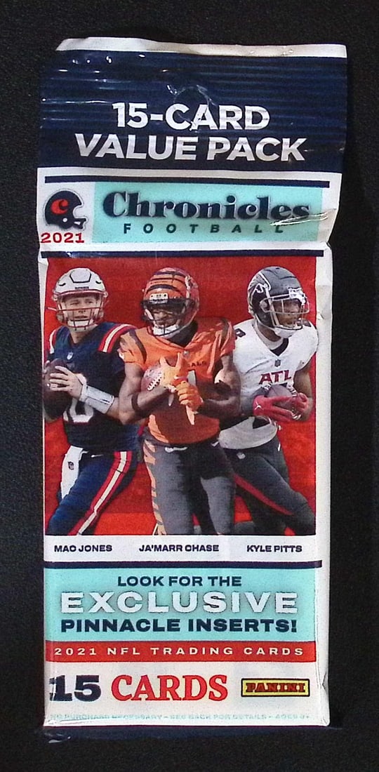 2021 Panini Chronicles Football Card Hanger Value Pack, Sports Cards, Football Cards: Panini Football NFL Trading & Sports Cards, Sports Cards for Sale Near Me, Brock Purdy, Josh Allen, Patrick Mahomes, Aaron Rodgers, Joe Burrow, JaMarr Chase, Auction Football Lots for Sale on Line, Su