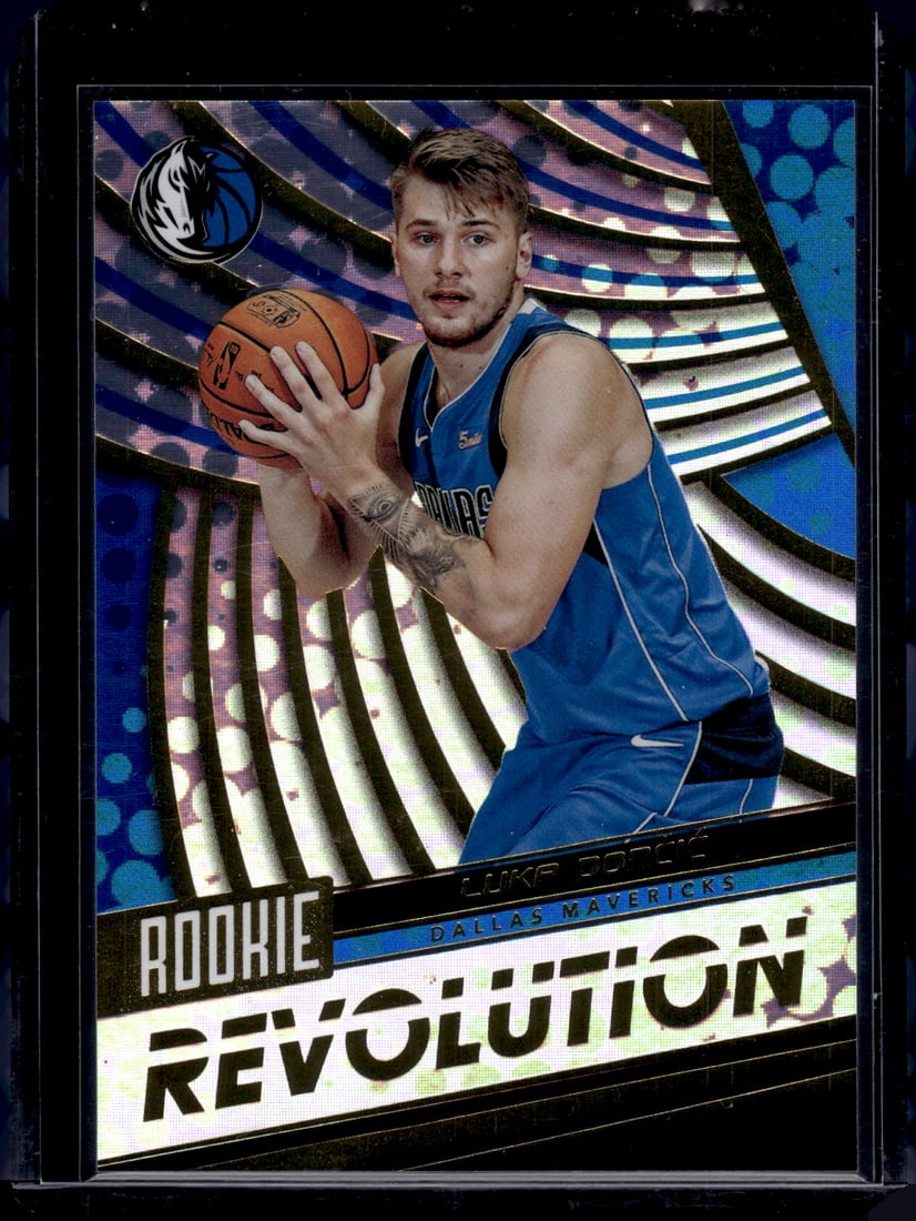 Luka Doncic Rookie Revolution 2018-19 Panini Revolution #1 Mavericks, Lakers: Panini Select, Prizm, Mosaic, Contenders, Revolution, Phoenix, NBA Hoops, Rookie NFL Sports Trading Cards, Silver, SP, SSP, Wave Prizms, Numbered Cards, Basketball sports Cards for Sale Near Me, NBA C