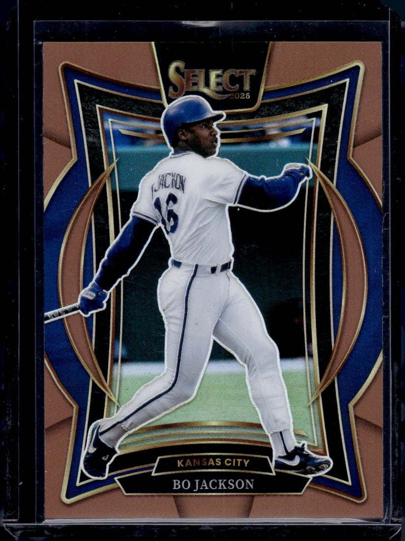 Bo Jackson Bronze Prizm /125 2025 Select #13 Kansas City Royals: Panini Baseball MLB Trading & Sports Cards, Sports Cards for Sale Near Me, Prizm, Mosaic, Select, SP, SSP, Auction Memorabilia Lots for Sale On Line, World Series & Hall of Fame Players