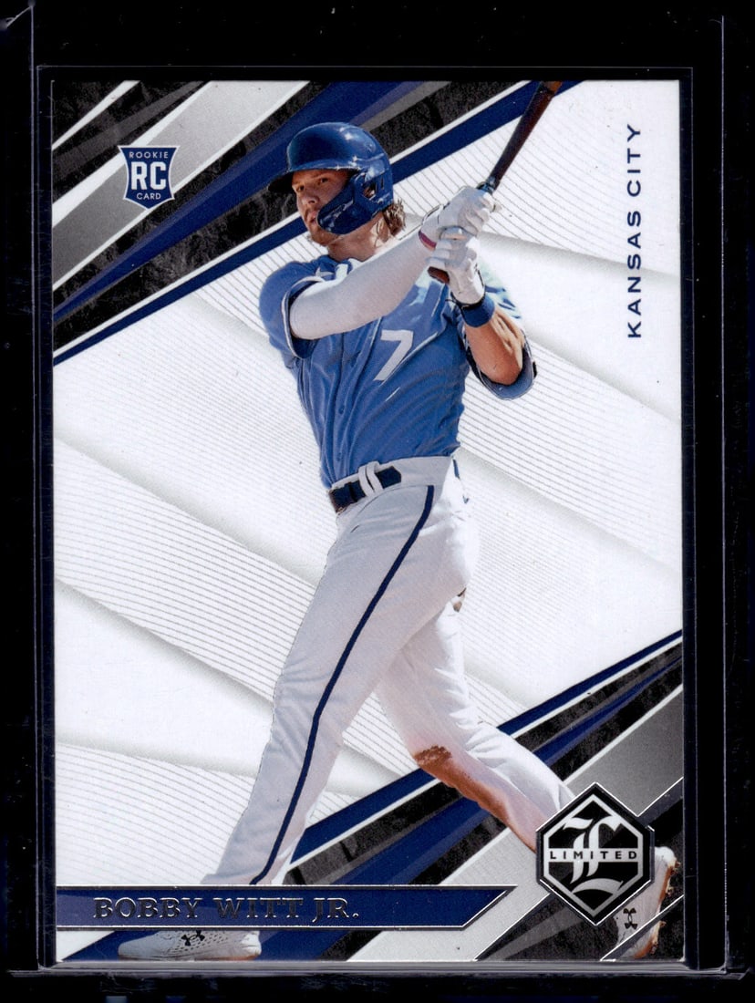 Bobby Witt Jr. Rookie Card 2022 Chronicles Limited #15 Kansas City Royals: Panini Baseball MLB Trading & Sports Cards, Sports Cards for Sale Near Me, Prizm, Mosaic, Select, SP, SSP, Auction Memorabilia Lots for Sale On Line, World Series & Hall of Fame Players