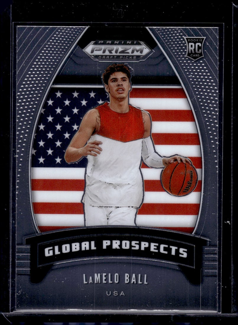 LaMelo Ball Rookie Card Global Prospects 2020 Prizm Draft Picks #98 Charlotte Hornets: Panini Select, Prizm, Mosaic, Contenders, Revolution, Phoenix, NBA Hoops, Rookie NFL Sports Trading Cards, Silver, SP, SSP, Wave Prizms, Numbered Cards, Basketball sports Cards for Sale Near Me, NBA C