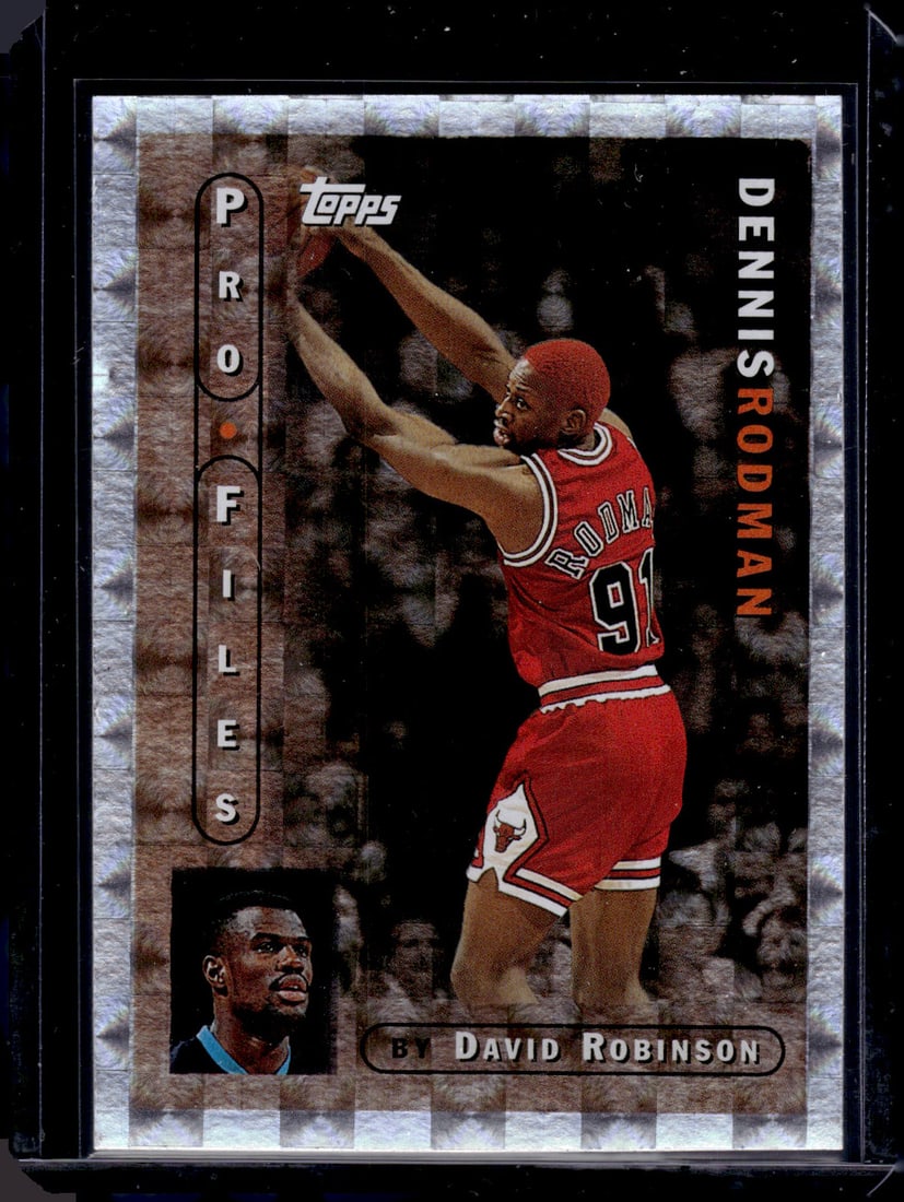 Dennis Rodman Profiles 1996-97 Topps #PF-14 Chicago Bulls: Topps Basketball NBA Trading & Sports Cards, Sports Cards for Sale Near Me, Chrome, Refractor, SP, SSP, Valuable Auction Memorabilia Lots Sold On Line, NBA Championship & Hall of Fame Player Cards