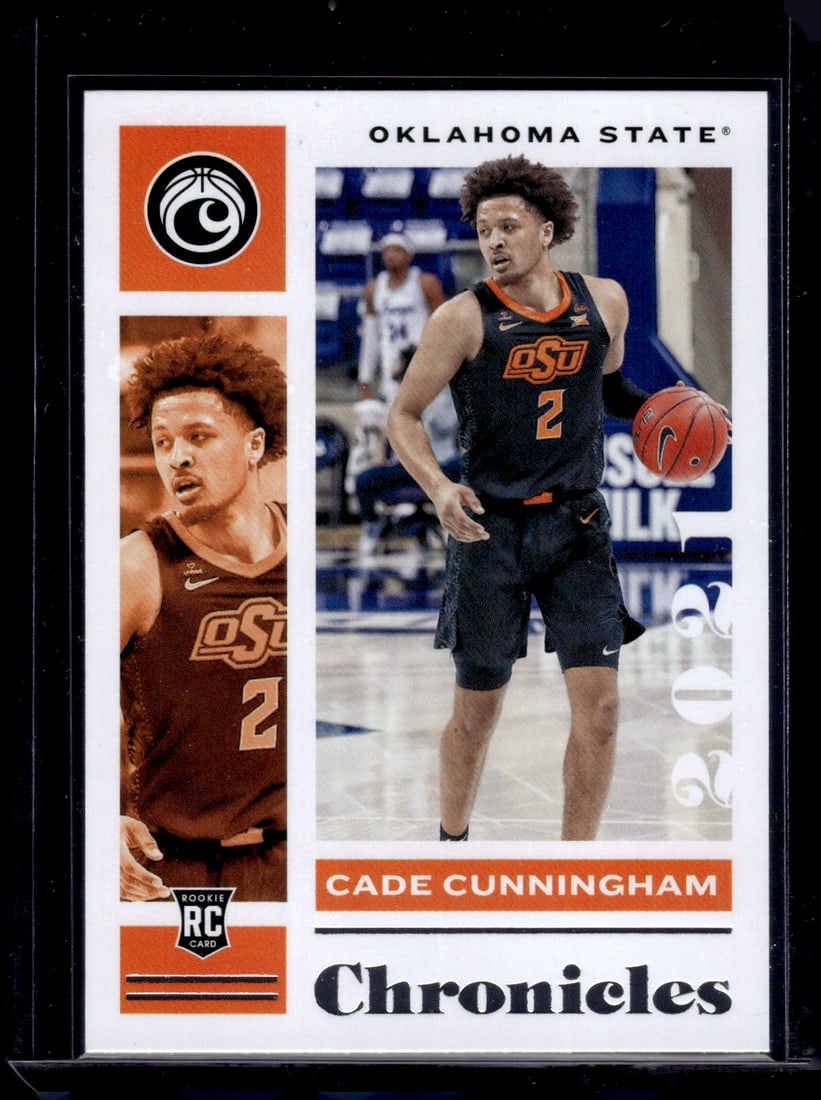 Cade Cunningham Rookie Card 2021 Chronicles Draft Picks #1 Detroit Pistons (1 of 2)