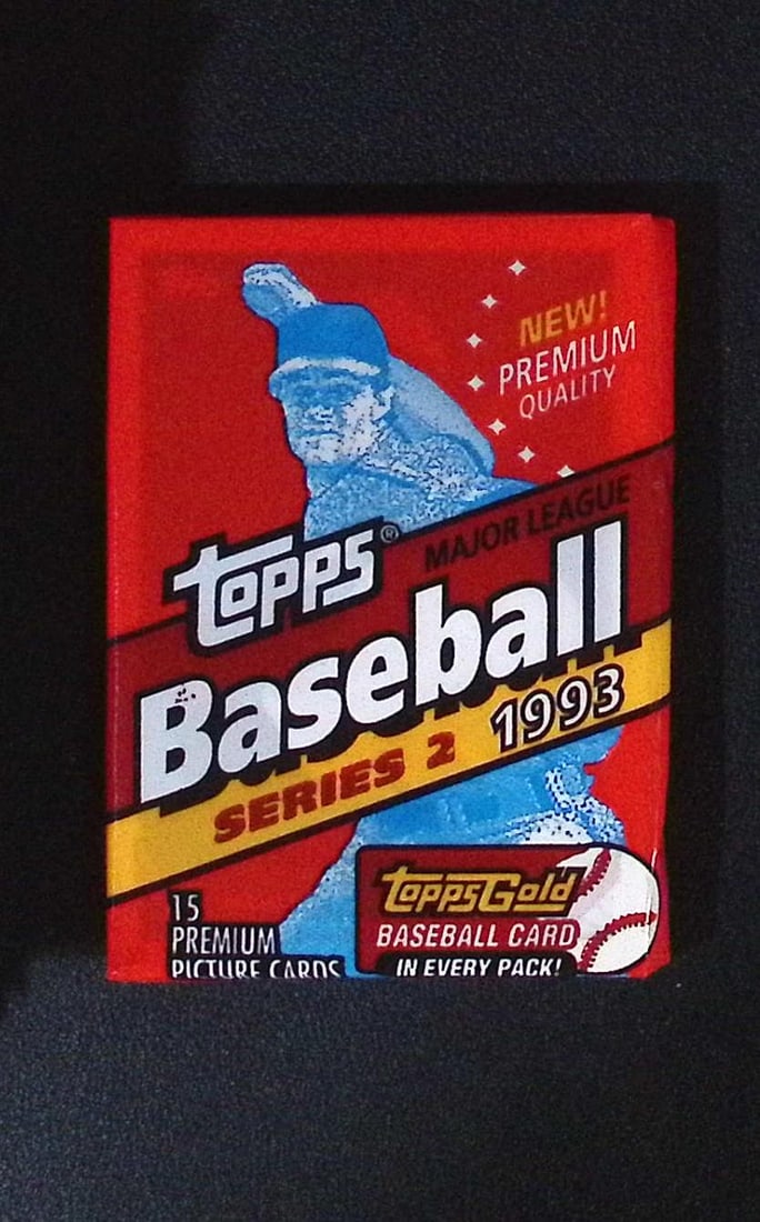 1993 Topps Vintage Series 2 Baseball Card Retail Box Wax Pack: Vintage Valuable Topps Baseball MLB Trading & Sports Cards, Robin Yount, George Brett, Rickey Henderson, Nolan Ryan, Old Sports Cards for Sale Near Me, World Series & hall of Fame Players, Auction Mem