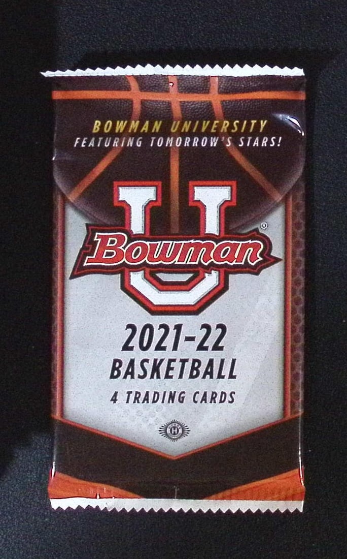 2021-'22 Bowman U Basketball Hobby Box Pack: Bowman Basketball NBA Trading & Sports Cards, Sports Cards for Sale Near Me, Champion and Hall of Fame Players, Auction Lots for Sale On Line