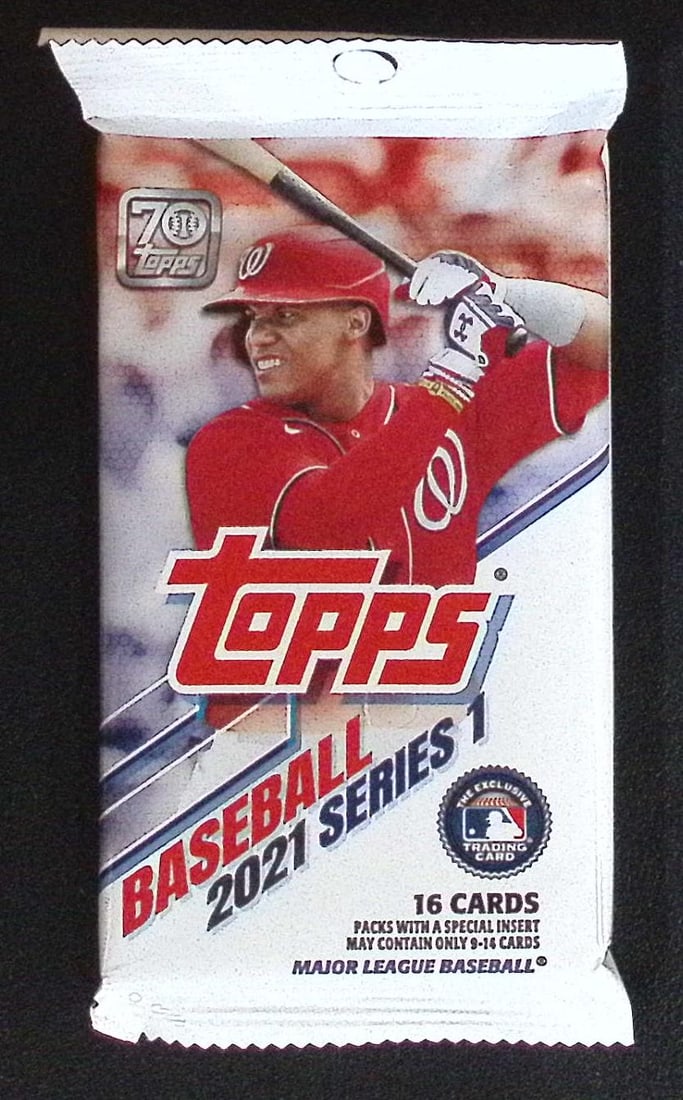 2021 Topps Series 1 HANGER PACK Sports Cards, MLB Trading Cards, Rookie Cards (1 of 1)