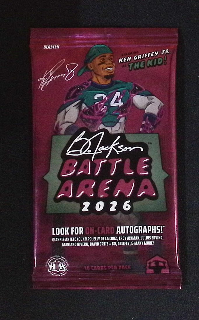 2026 Bo Jackson Battle Arena Ken Griffey, Jr. Edition BLASTER BOX PACK TCG/Trading Card Game (1 of 1)