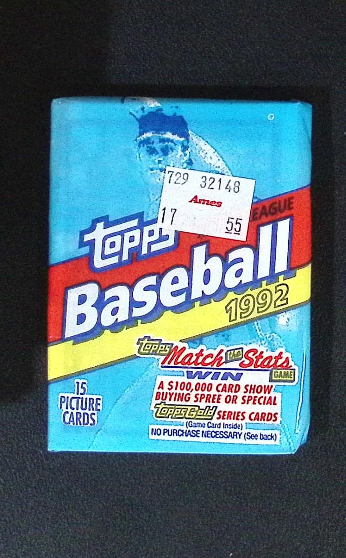 1992 Topps Vintage Series 1 Baseball Cards RETAIL BOX WAX PACK, Sports Cards Rookie Cards (1 of 1)