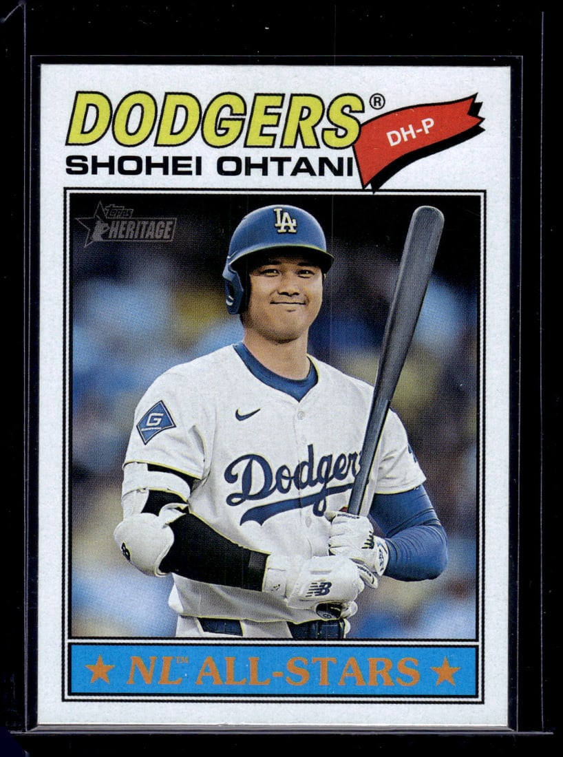 Shohei Ohtani 2026 Topps Heritage #290 Los Angeles Dodgers: Topps Baseball MLB Trading & Sports Cards, Sports Cards for Sale Near Me, World Series & Hall of Fame Players Memorabilia, Refractors, X-Fractors, Numbered, SP, SSP, Valuable Auction Memorabilia Lots 