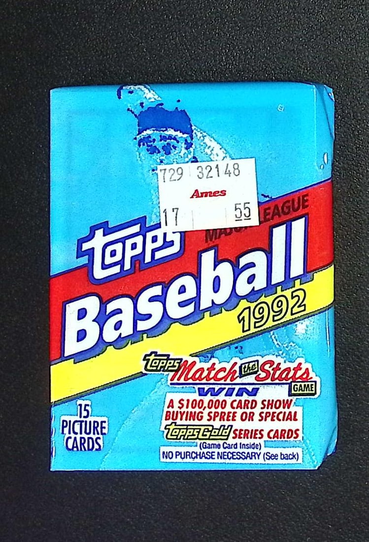 1992 Topps Vintage Series 1 Baseball Cards RETAIL BOX WAX PACK, Sports Cards Rookie Cards: Topps Vintage Rookie Basseball MLB Trading & Sports Cards, Old Baseball and Sports Cards For Sale Near Me, World Series Players, Hall of Fame Stars, Nolan Ryan, Ryne Sandberg, Bo Jackson, Don Mattingl