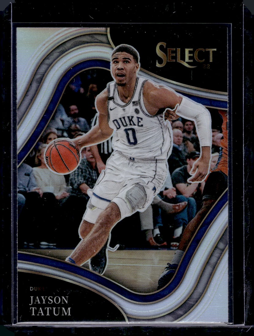 Jayson Tatum Silver Prizm 2022 Chronicles Select Draft Picks #21 Duke Blue Devils (1 of 2)