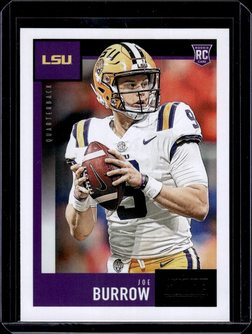 Joe Burrow Rookie Card 2020 Panini Score #360 LSU Tigers, Bengals (1 of 2)