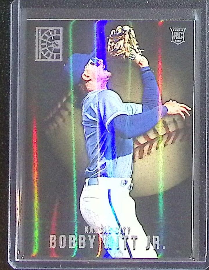 Bobby Witt Jr. Rookie Card 2022 Panini Capstone #34 Kansas City Royals: Panini Baseball MLB Trading & Sports Cards, Sports Cards for Sale Near Me, Prizm, Mosaic, Select, SP, SSP, Auction Memorabilia Lots for Sale On Line, World Series & Hall of Fame Players
