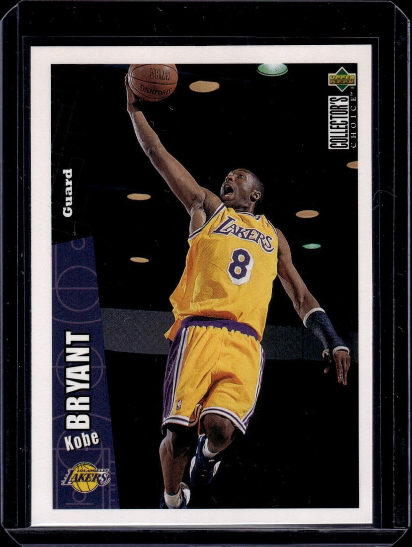 Kobe Bryant Rookie Card 1996-97 Upper Deck Collector's Choice #267 Los Angeles Lakers: Classic, Basketball NBA Trading & Sports Cards, Sports Cards for Sale Near Me, Chrome, Refractor, SP, SSP, Valuable Auction Memorabilia Lots Sold On Line, NBA Championship & Hall of Fame Player Cards