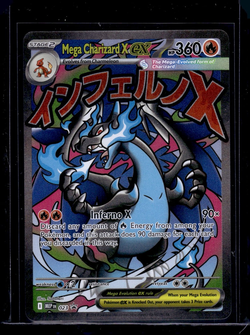 Pokemon Mega Evolution Ultra Premium Collection Promo Mega Charizard X Ex #23: Pokemon Trading Card Game Cards, Charizard, Pikachu, Mewtwo, Reverse Holo, Holo Rare, Secret Rare Cards, Full Art Cards, Eevee, Ultra Rare Card, Illustration Rare, Special Illustration Rare SIR