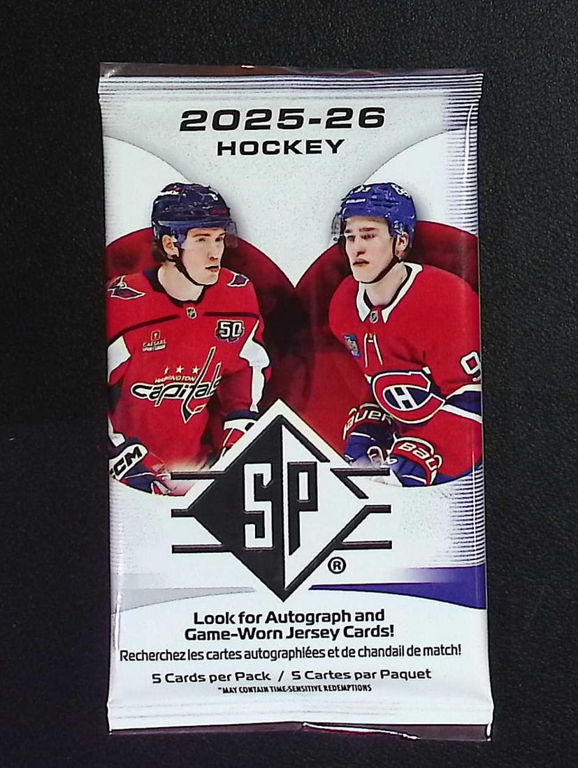 2025-26 Upper Deck SP Hockey BLASTER BOX PACK - NHL Sports Trading Card: Upper Deck Hockey NHL Trading & Sports Cards, Stanley Cup Winners & Hall of Fame Players, Connor McDavid, Alex Ovechkin, Sports Cards for Sale Near Me, Auction Lots for Sale on Line