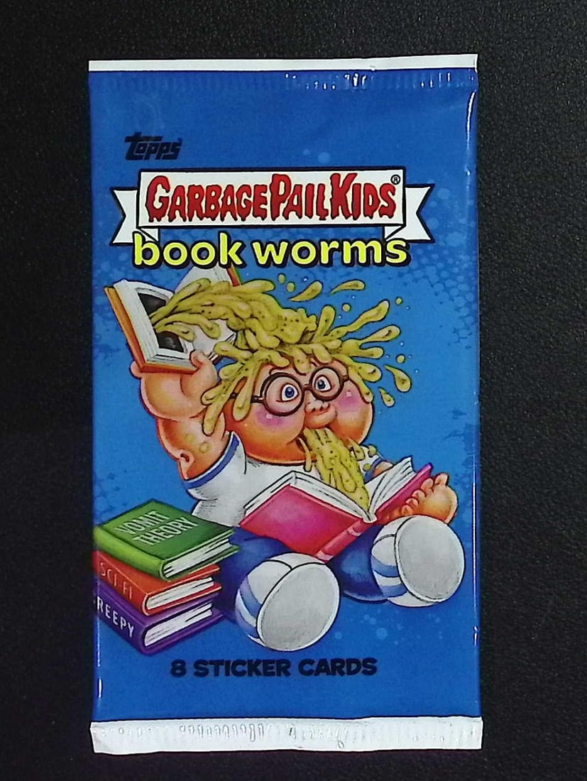 2022 Gargage Pail Kids Bookworms Mega Box Pack: Numbered Cards, Wave Parallels, Topps Trading Cards Sold on Line, Auction Lots for sale on line, Trading Card Stickers