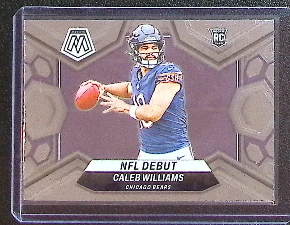 Caleb Williams Rookie Card 2024 Panini Mosaic #289 Chicago Bears: Panini Select, Prizm, Mosaic, Contenders, Zenith, Phoenix, Illusions, Absolute, Rookie NFL Sports Trading Cards, SP, SSP, Cards, Football Cards for Sale Near Me, Superbowl & Hall of Fame Player Cards,
