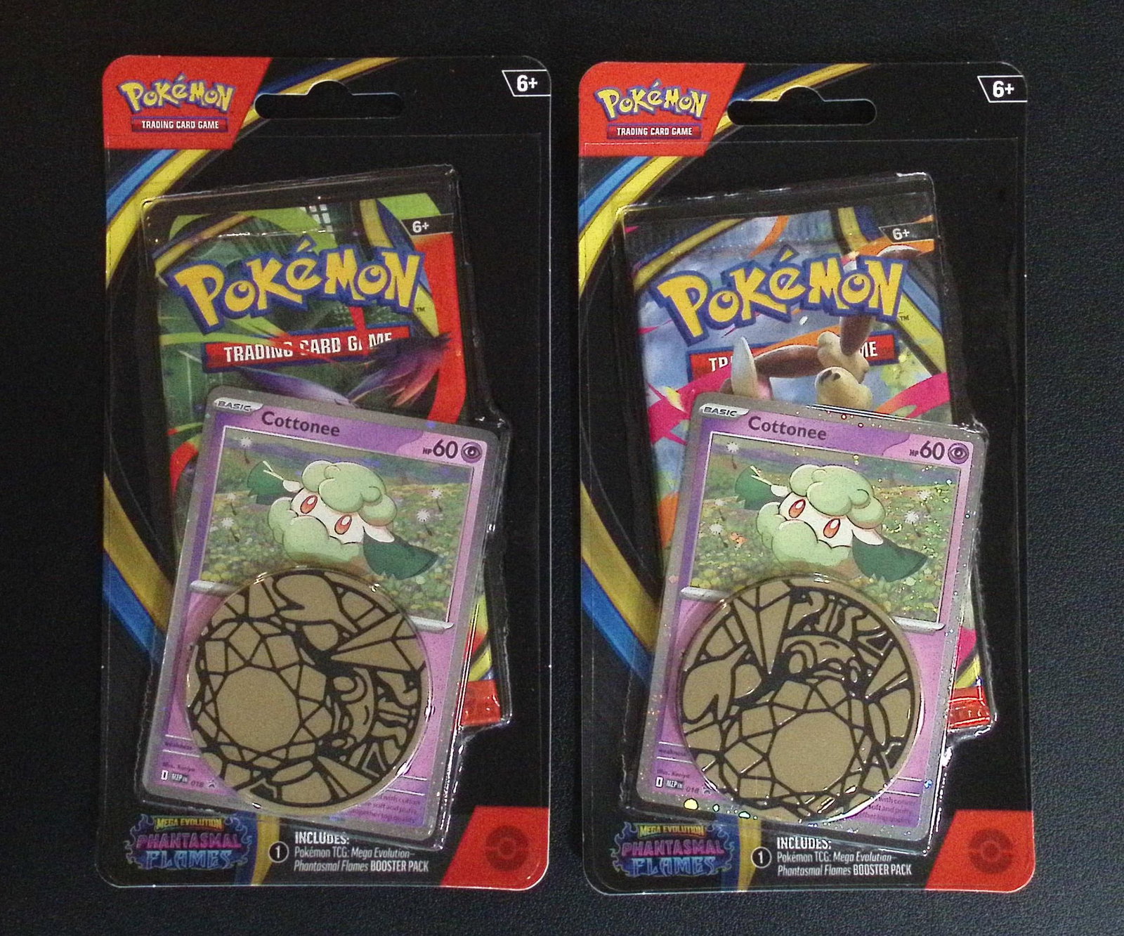 2 COUNT: Pokemon Phantasmal Flames Single Booster Blister Hanger w/ 1 Coin & 1 Promo Cards: Pokemon Trading Card Game Cards, Charizard, Pikachu, Mewto, EX, Referse Holo, Holo Rare Cards, Secret Rare Cards, Full Art Cards, Evee, 3 Stars Ultra Rare Cards, Double Rare, Illustration Rare, Specia