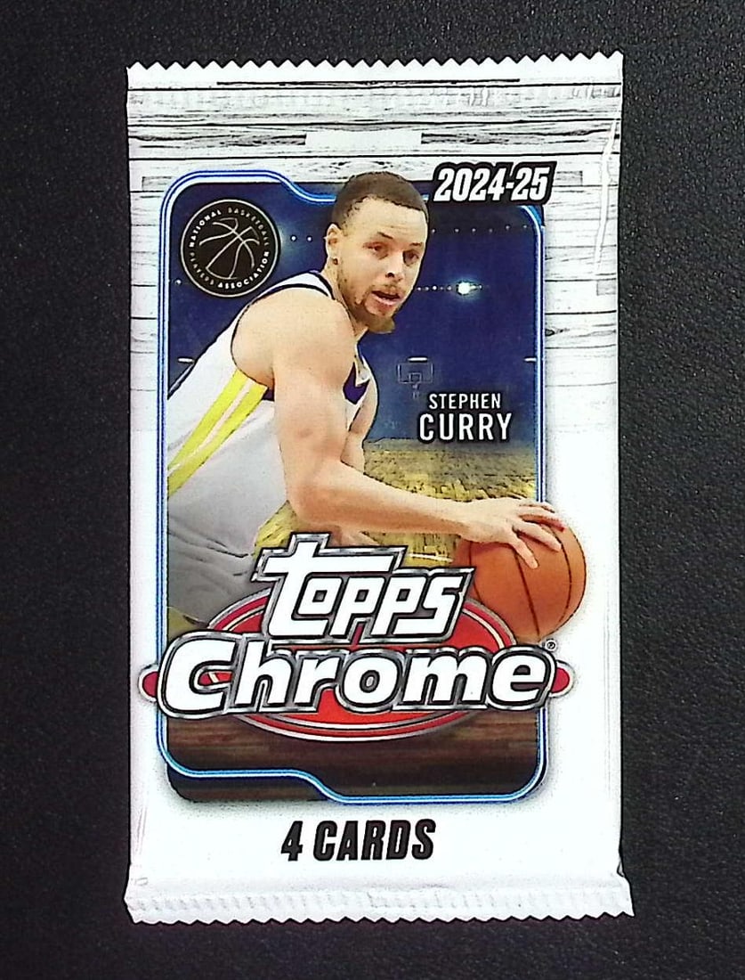 2024 Topps Chrome Basketball Cards BLASTER BOX PACK: Topps Chrome Basketball NBA Trading & Sports Cards, Victor Wembanyama, Brandon Miller, Amen Thompson, Scoot Henderson, Ausar Thompson, Autographs, Signatures, Green Topps Logo Refractor, Auction Lots 