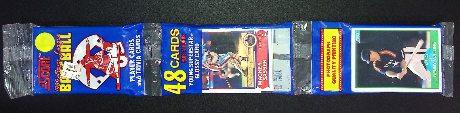 1989 Score Series 1 RACK PACK Vintage Factory Sealed Ken Griffey, Jr. Rookie Season (1 of 2)