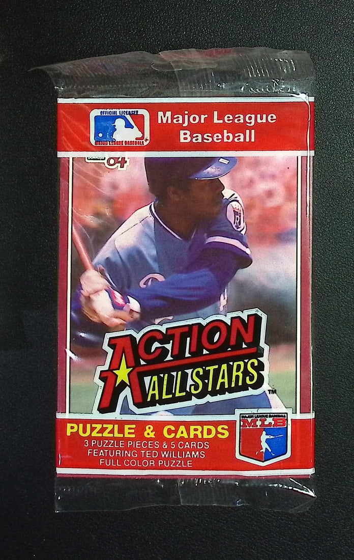 1984 Donruss Action All-stars Baseball Jumbo Card Pack - Rickey Henderson on Back: Vintage Valuable Donruss Baseball MLB Trading & Sports Cards, Robin Yount, George Brett, Rickey Henderson, Nolan Ryan, Old Sports Cards for Sale Near Me, Oversized Sports Cards, World Series & Hall of
