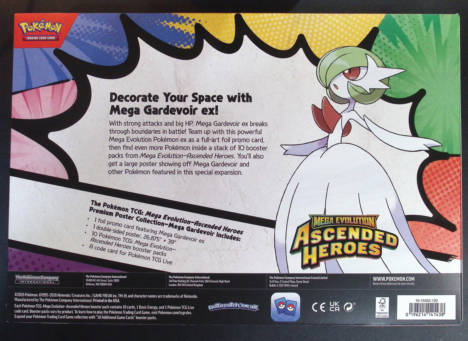 Pokemon Mega Evolution Ascended Heroes Premium Poster Collection Mega Lucario - 2