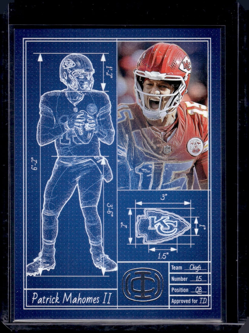 Patrick Mahomes Touchdown Architect 2025 Panini Icon Collection Mahomes #TA-2 Chiefs: Panini Select, Prizm, Mosaic, Contenders, Zenith, Phoenix, Illusions, Absolute, Rookie NFL Sports Trading Cards, SP, SSP, Cards, Football Cards for Sale Near Me, Superbowl & Hall of Fame Player Cards,