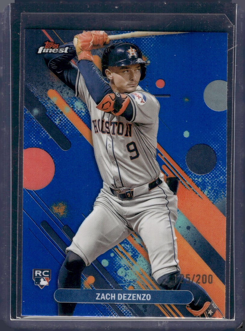 Zach DeZenzo Rookie Card Blue Refractor /200 2025 Topps Finest #62 Houston Astros: Topps Baseball MLB Trading & Sports Cards, Sports Cards for Sale Near Me, World Series & Hall of Fame Players Memorabilia, Refractors, X-Fractors, Numbered, SP, SSP, Valuable Auction Memorabilia Lots 