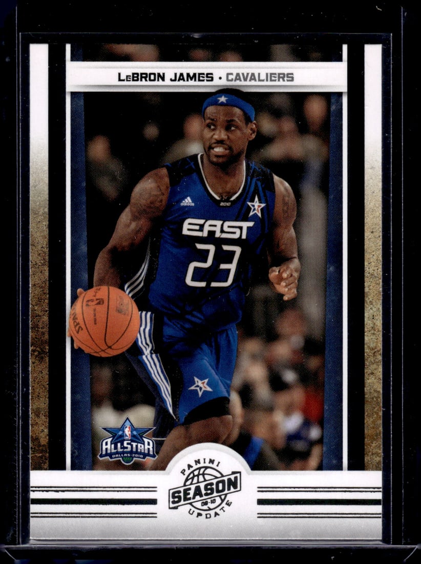 LeBron James 2010 Panini Season Update #181: Panini Select, Prizm, Mosaic, Contenders, Revolution, Phoenix, NBA Hoops, Rookie NFL Sports Trading Cards, Silver, SP, SSP, Wave Prizms, Numbered Cards, Basketball sports Cards for Sale Near Me, NBA C
