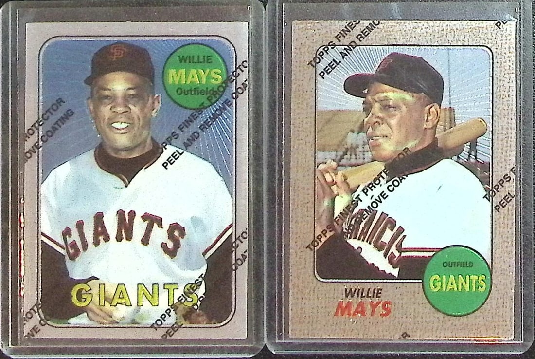 Lot of 2 Willie Mays 1996 Topps Wille Mays Commemorative Set Cards. See Pictures (1 of 2)