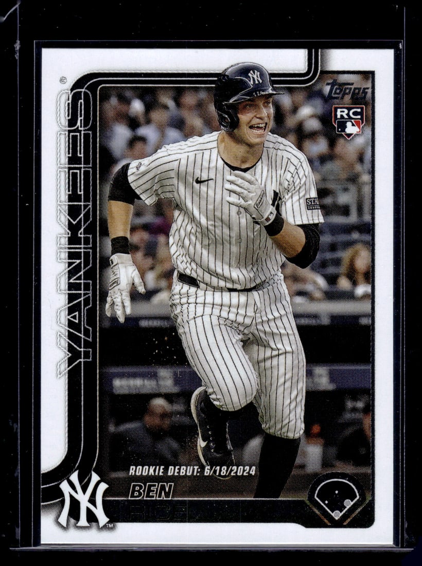 Ben Rice Rookie Card 2025 Topps Update #US25 New York Yankees: Topps Baseball MLB Trading & Sports Cards, Sports Cards for Sale Near Me, World Series & Hall of Fame Players Memorabilia, Refractors, X-Fractors, Numbered, SP, SSP, Valuable Auction Memorabilia Lots 