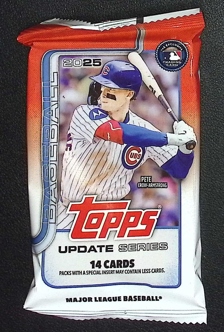 2025 Topps Update Series Baseball Cards RETAIL BOX PACK Sports Cards Rookie Cards James Wood: Factory Sealed Topps Baseball MLB Trading & Sports Cards, Rookie Cards in this set are James Wood, Dylan Crews, Speckled, SP, SSP, Variations, Autographs, Chrome, Refractors, 1976 Topps, Sports Cards 