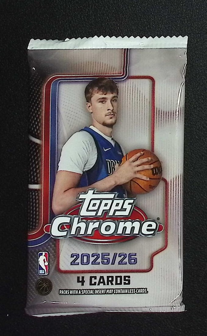 2025 Topps Chrome Basketball BLASTER BOX PACK - Cooper Flagg Rookie Card: Topps Chrome Basketball NBA Trading & Sports Cards, Victor Wembanyama, Brandon Miller, Amen Thompson, Scoot Henderson, Ausar Thompson, Autographs, Signatures, Green Topps Logo Refractor, Auction Lots 