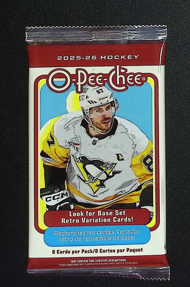 2025-'26 O Pee Chee Blaster Box Pack of Hockey Cards: O Pee Chee Hockey NHL Trading & Sports Cards, Connor McDavid, Alex Ovechkin, Sports Cards for Sale Near Me, Rookie Players, Auction Lots for Sale Near Me, Stanley Cup & Hall of Fame Players